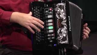 Roland FR18 Diatonic VAccordion Overview  Full Compass [upl. by Eevets]