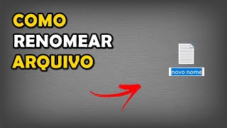 Como Renomear Um Arquivo No Windows [upl. by Lemaceon384]