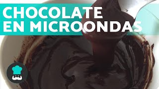 Cómo DERRETIR CHOCOLATE en el MICROONDAS 🍫 ¡Truco para que no se queme [upl. by Hardie965]