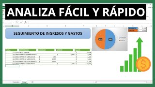 😱 Como Hacer un SEGUIMIENTO de GASTOS y INGRESOS en EXCEL [upl. by Eseilenna]