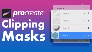 How to use CLIPPING MASKS in Procreate [upl. by Bachman]