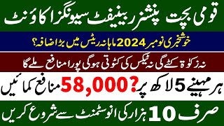 national savings pensioner benefit savings account profit rates november 2024  qaumi bachat [upl. by Englis501]