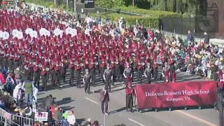 DobynsBennett Band particpates in Rose Parade [upl. by Yna270]