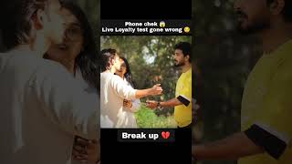 Live Loyalty test gone wrong 😔 loyaltytest funny phonecheck comedy zayanalikhan11 [upl. by Nortyad547]