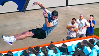 Giant Foam Pit  Dude Perfect [upl. by Lajet]