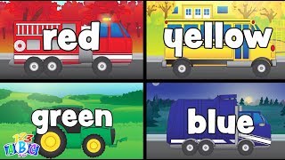 Colors with Trucks for Kids  Educational Color Videos for Toddlers [upl. by Kitty]