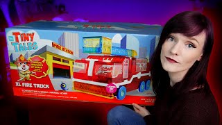 Bad Cage Unboxing Review  Tiny Tales XL Fire Truck  Munchies Place [upl. by Noeht698]