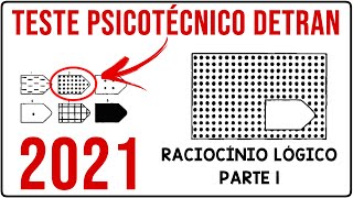 TESTE PSICOTÉCNICO DETRAN 2021 [upl. by Attenauqa]