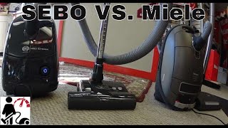 SEBO E3 Premium VS Miele C3 2017 [upl. by Rhona378]