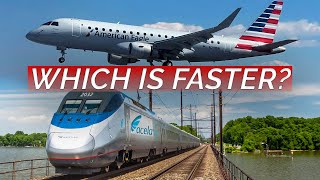 Train vs Plane RACE Between DC and NYC [upl. by Branch]