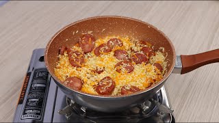 ALMOÇO COMPLETO COM 4 INGREDIENTES SUPER RÁPIDO BEM SABOROSO E MUITO DELICIOSO [upl. by Sears]