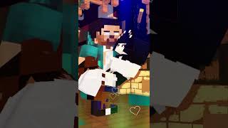 I like you more than you know  Herobrine and Sadako forever shorts minecraft shortsvideo [upl. by Tull]