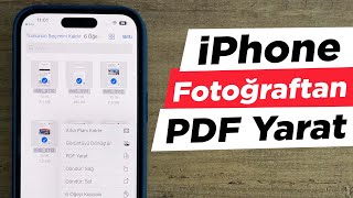 iPhoneda Fotoğraflardan PDF Oluşturmak  iOSta PDF Oluşturmak [upl. by Liahus260]