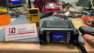 Yaesu Radio FTM300D test rapide TX RX VHF UHF GoTechnique [upl. by Gschu]