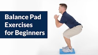 Balance Pad Exercises for Beginners [upl. by Hairej]