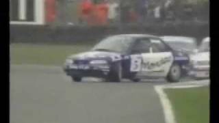 Nigel Mansell 1993 Donington Park BTCC crash [upl. by Staci]