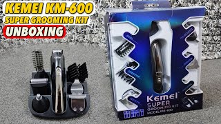 KEMEI KM600 SUPER GROOMING KIT UNBOXING [upl. by Eibreh]