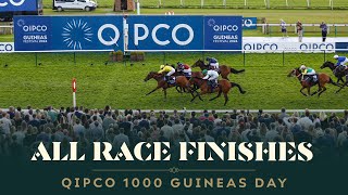 All race finishes from QIPCO 1000 Guineas Day at Newmarket racecourse [upl. by Hike]