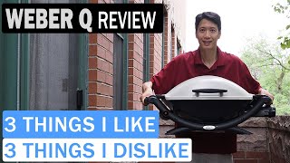 Weber Q 2000  Mini Review  3 Things I Like and 3 Things I Dislike [upl. by Adihsaar]