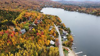 Visite du Lac Beauport en automne et en drone  QuébecCanada 🇨🇦🇨🇦🇨🇦 [upl. by Melone]