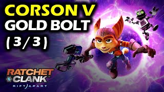 Corson V Gold Bolt Locations  Ratchet and Clank Rift Apart Collectibles Guide  Corson 5 [upl. by Ainekahs]