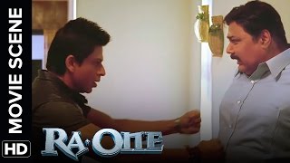 Shah Rukhs funny incident  RAOne  Movie Scene [upl. by Aid]