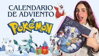 ABRO el CALENDARIO DE ADVIENTO ✨❄️POKÉMON❄️✨🎅🏻 ¿Cartas ¿Llaveros [upl. by Marcella]