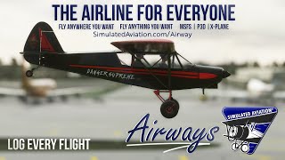 The Virtual Airline for Everyone  Simulated Aviation Airways [upl. by Alleras]