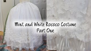 Making a Mint and White Rococo Costume  Part One [upl. by Lamp]