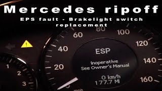 ESP Speedtronic inoperative brake light switch [upl. by Harms820]