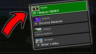 How To Play Hypixel On Bedrock Edition  Tutorial [upl. by Enyrhtak]