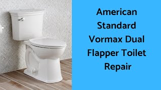 American Standard Vormax Dual Flapper 73816572000020A [upl. by Bernardo]