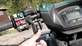 Kawasaki brute Force winch install [upl. by Strage]