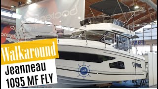 Walkaround Jeanneau 1095 MF FLY Interboot Friedrichshafen 2020 [upl. by Ingaborg]