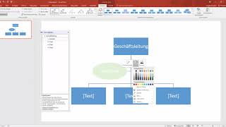 Organigramm in Powerpoint [upl. by Plank]