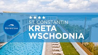 KRETA WSCHODNIA  Hotel St Constantin  GRECOS [upl. by Suckow543]