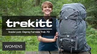 Inside Look NEW Osprey Womens Fairview Trek 70 [upl. by Tull359]