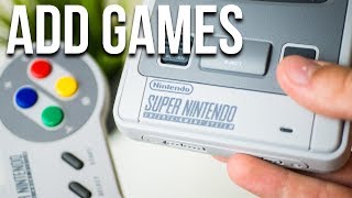 ADD GAMES to SNES Classic Mini with Hackchi2 HACK 2018 tutorial [upl. by Eihtak900]