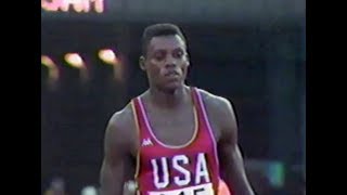 Carl Lewis  Mens 100m  1984 Olympics [upl. by Attenreb]