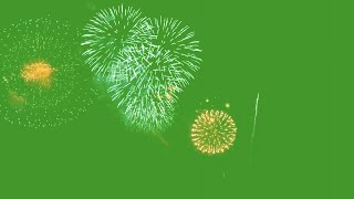 Fireworks Green Screen Effect I Free Green Screen Firework I Fireworks Animation Green Screen I 4K I [upl. by Aihseya]