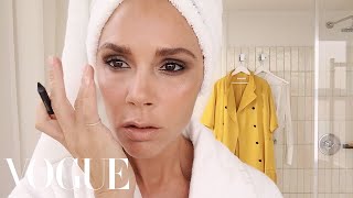 Victoria Beckham’s FiveMinute Face  Beauty Secrets  Vogue [upl. by Letrice832]