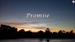 Promise  English KARAOKE  Jimin BTS [upl. by Aillij]