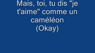 Maître Gims  Caméléon Lyrics [upl. by Nonnahsal]