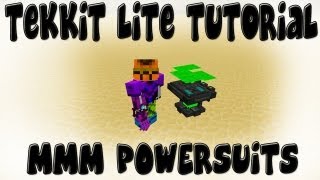 MMM Powersuits  Minecraft Tekkit Lite Tutorial [upl. by Roye]