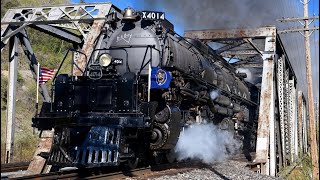 Big Boy 4014 Steam Train Return To Steam [upl. by Erminna712]