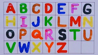 ABCD A to Z kids learn A for Apple B for Ball Alphabets Abcd song Toddlers learning videos [upl. by Tolland]