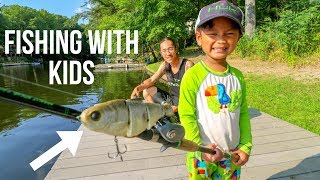 Teaching A TODDLER How To Fish Tips amp Tricks For Fishing With Kids [upl. by Hars120]