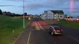 Lothian Buses Route X26 Port Seton  West End [upl. by Llertnov]