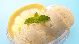 Helado de Limón fácil y delicioso  3 Ingredientes y SIN máquina heladera [upl. by Asiak719]