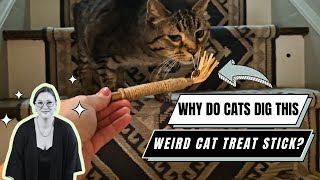 GREMBEB Cat Toys Review Natural Silvervine Sticks [upl. by Resneps190]